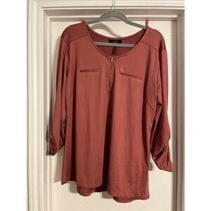 Ashley Blue Stretch Shirt – Sleek, Comfortable, and Flattering